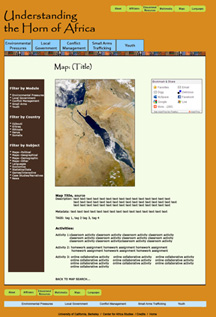 Understanding the Horn of Africa design screenshot